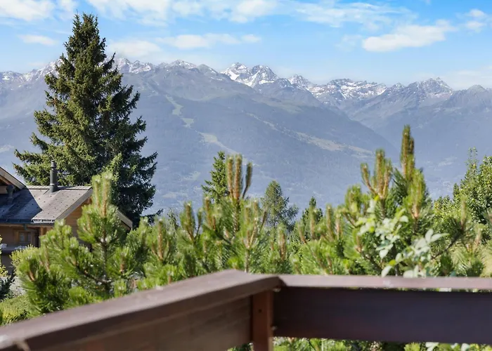 Rocheneige 19 Au Calme A Avec Vue Sur Les Alpes Anzère