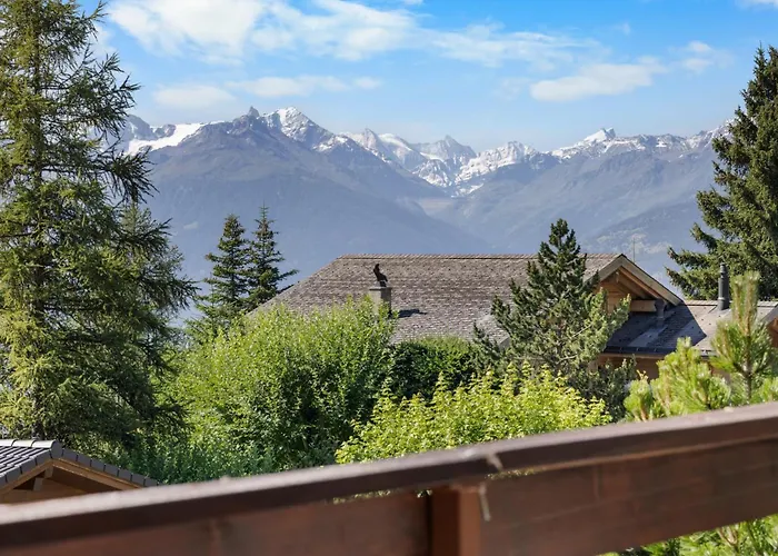 Rocheneige 19 Au Calme A Avec Vue Sur Les Alpes * Anzère